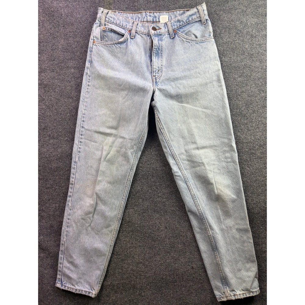 Levi's 550 Jeans Men 32x32 Light Wash Relaxed Fit Tapered Leg Orange Tab 90s